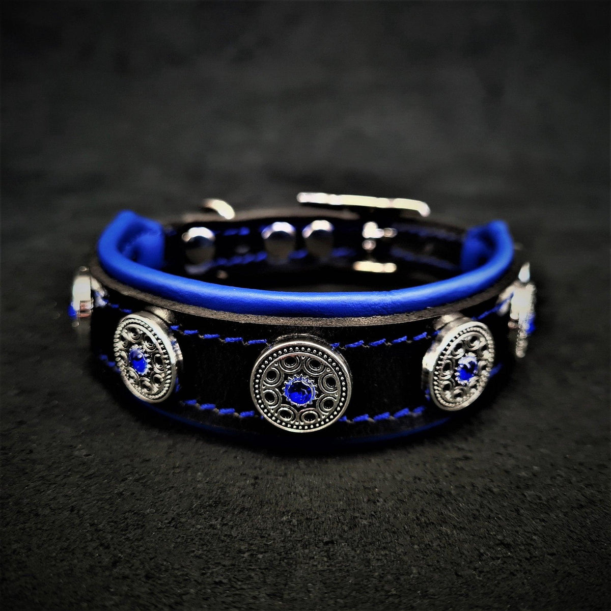 Bestia Bijou Puppy Leather Dog Collar