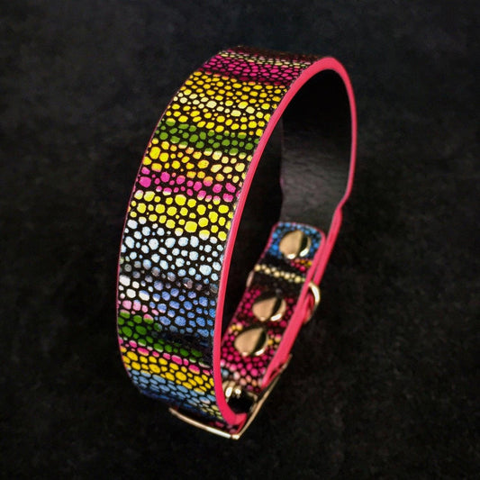 Bestia Moby Puppy Leather Dog Collar